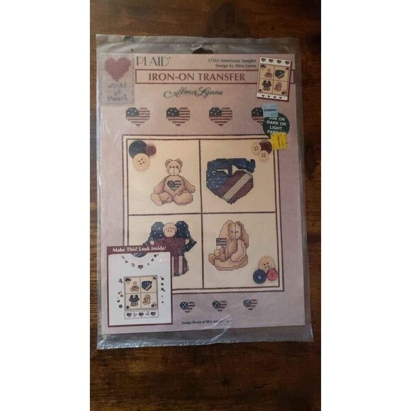 Crafter Lot of 7 Vintage Iron On Transfer Sew On Crafts Sewing Crafting - Picture 4 of 8